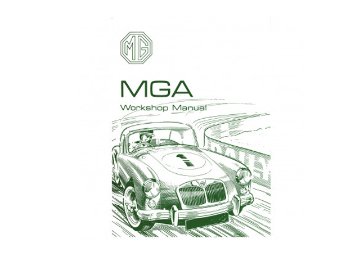 ワークショップマニュアル、MGA 1955～1962年画像