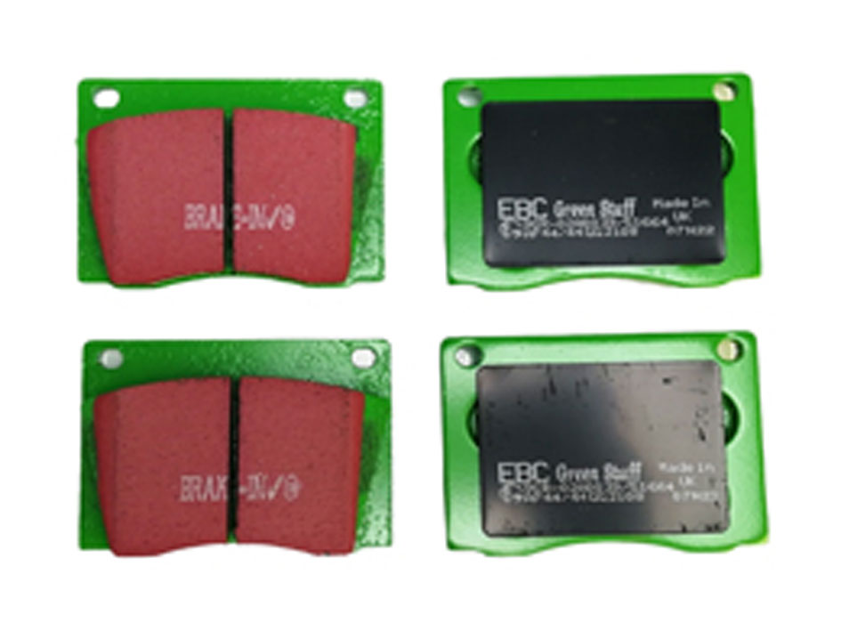 ブレ－キパッドセット、EBC製、 グリーン 、フロント、 ジャガー、420、Eタイプ S2-S3、 XJ S1-S2、アストンマーティン DB5の画像