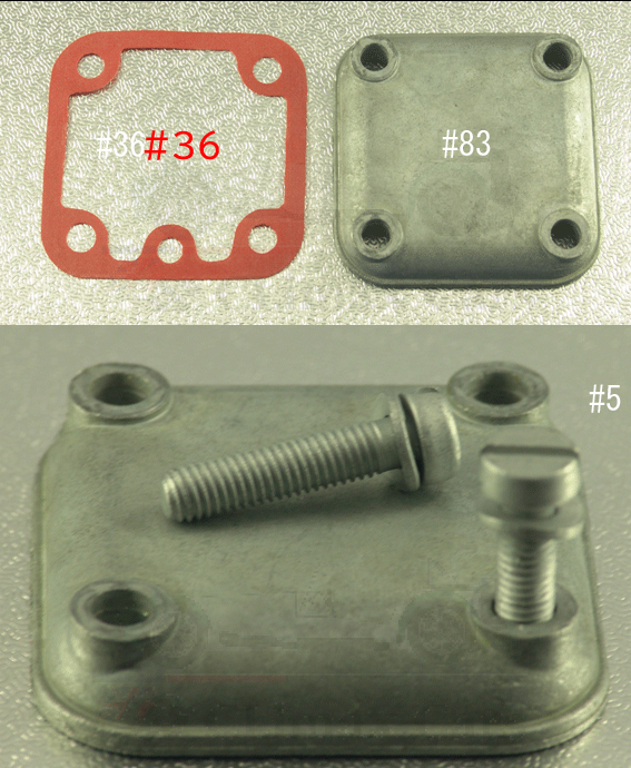 WEBERウェーバーウェルボトムカバー#83・ガスケット#36スクリュー#5の画像