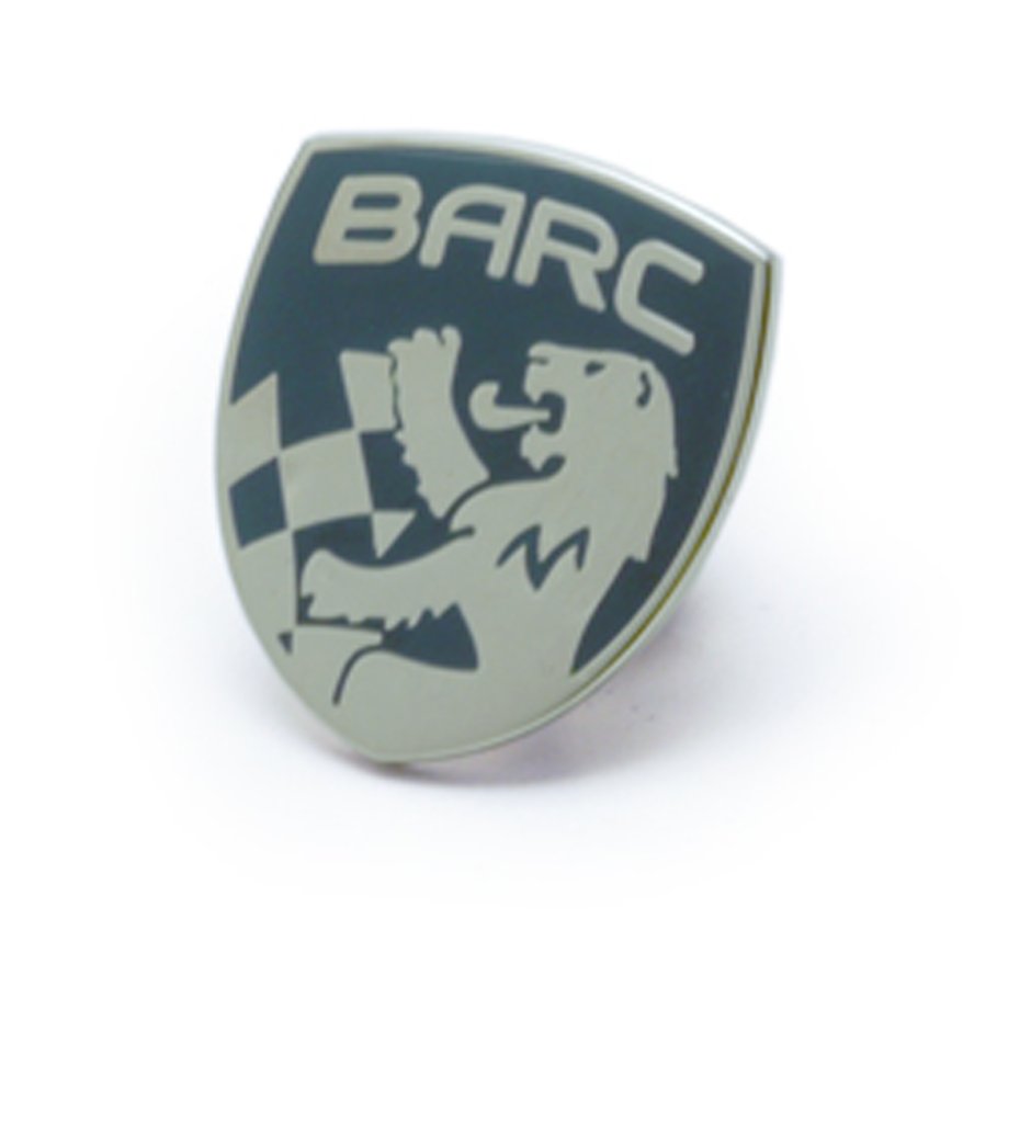 ピンバッジ、BARC、20 x 17mmの画像