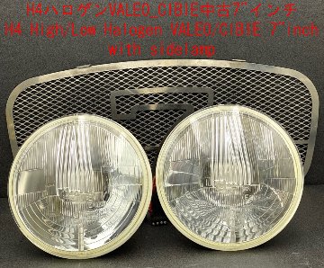 H4ペアハロゲンVALEO_CIBIE中古7"インチの画像