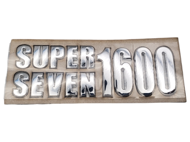 バッジ、「SUPER SEVEN 1600」、クローム、SUPER SEVEN 1600 BADGE.の画像