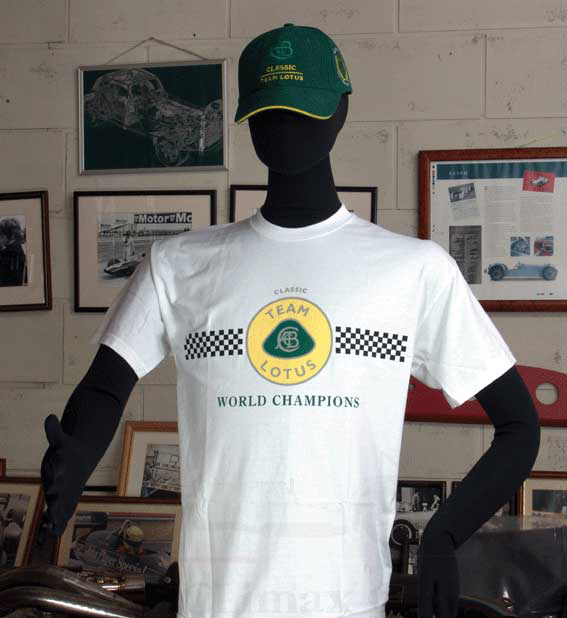 Tシャツ・クラシックチームロータス・50th白の画像