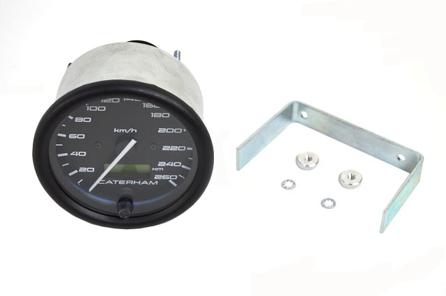 スピードメーター、260 km/h、デジタルトリップ、2015年以降、後期ロゴの画像