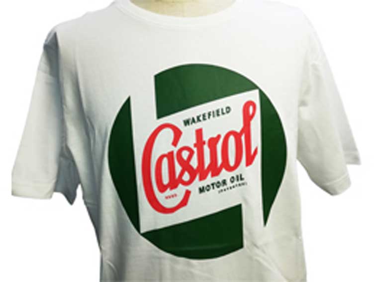 Tシャツ、 カストロールクラシックオイルサイズMの画像