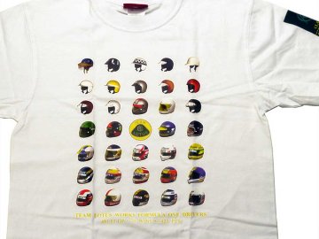 Tシャツ、チームロータス、ワークスF1ドライバーズヘルメットの画像