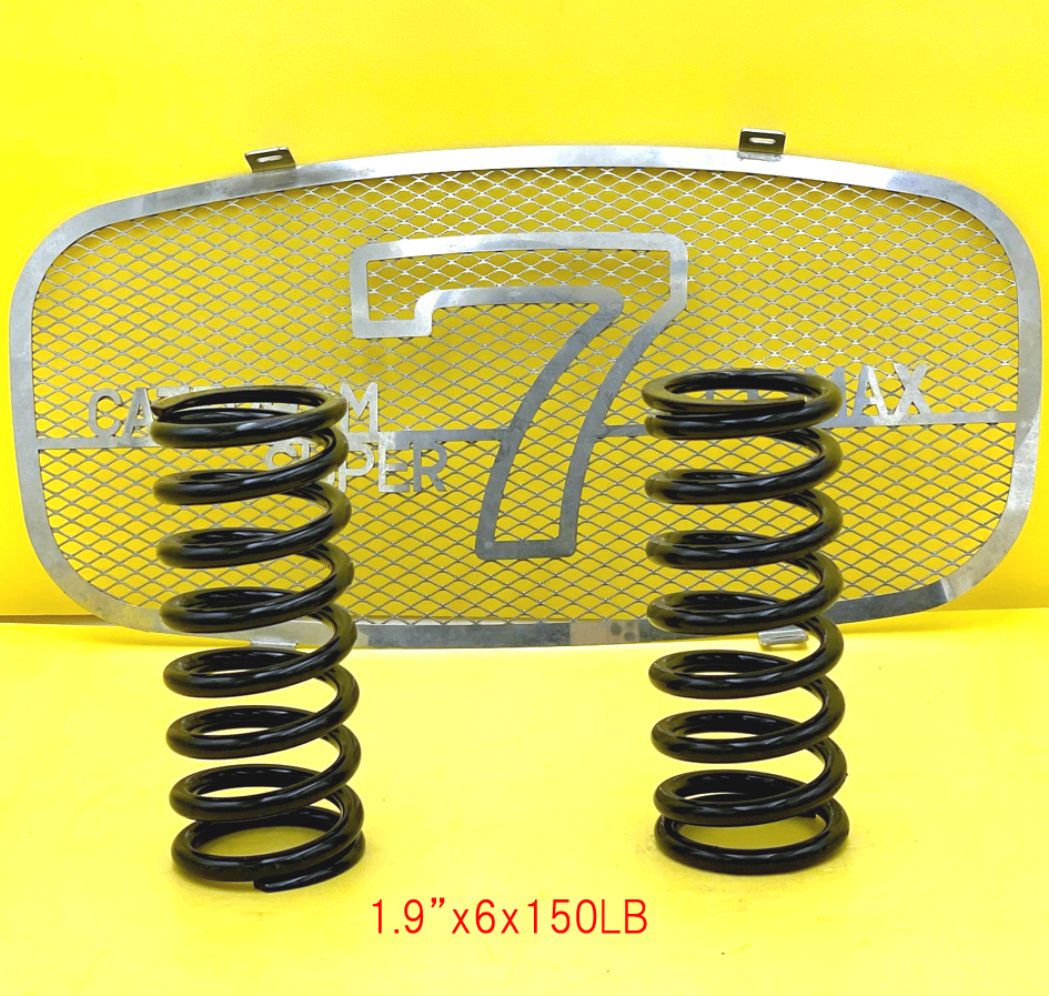 1.9"x6"(152.4mm）スプリング黒150LBの画像