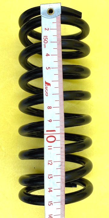 1.9"x6"(152.4mm）スプリング黒150LBの画像
