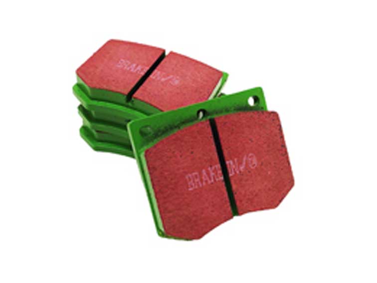 ブレ－キパッドセット、フロント、 EBC製、グリーン (ストリート)、 ロータス エラン Plus2、 モーガン Plus8 1966-1978の画像