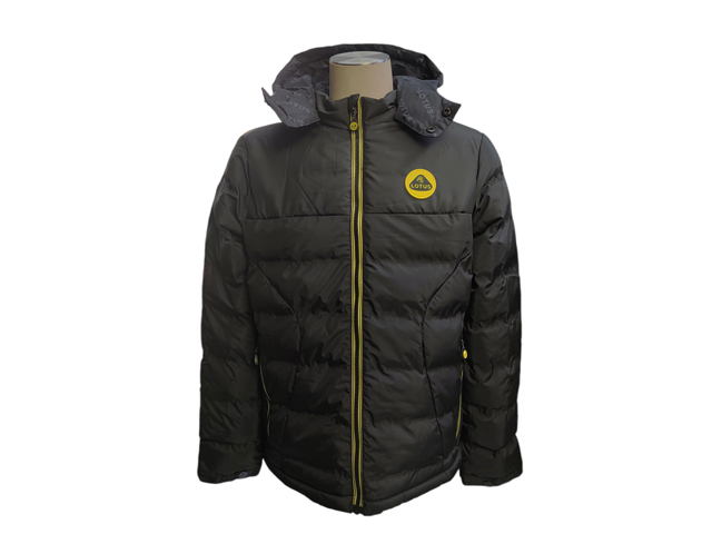 キルティングジャケット、ロータス、ブラックの画像