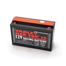 ドライセルバッテリー、12V、 VARLEY REDTOP15、 CCA : 156 Amp、 の画像