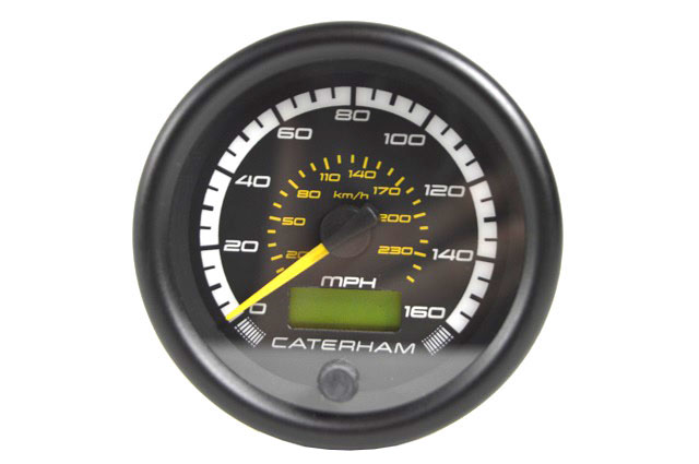 スピードメーター、160 mph、デジタルトリップ、Seven 620の画像