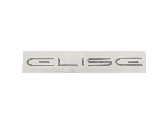 デカール、「ELISE」、グラファイト、 リアトランザム、ロータス エリーゼ S2 (K T) 2004年 ～ 2007年までの画像