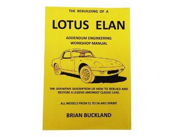 ワークショップマニュアル、ロータス エラン、著者 Brian Bucklandの画像
