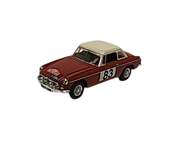 1/43スケール、Vanguards製、MGB 1964年 モンテカルロラリーウィナーの画像