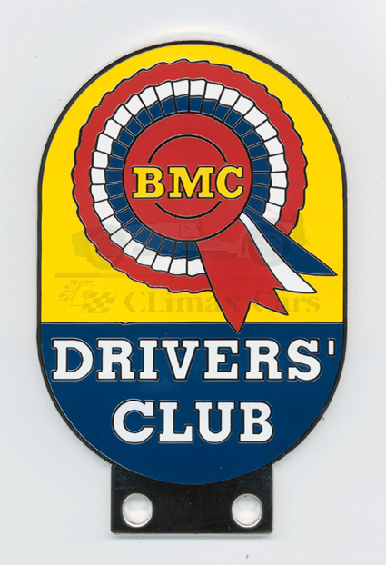 グリルバッジ・BMCドライバーズクラブ画像