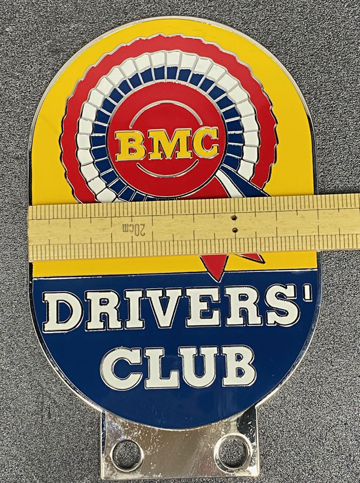 グリルバッジ・BMCドライバーズクラブ画像