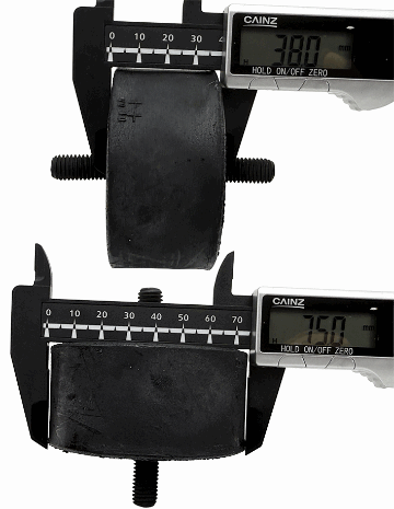 エンジンマウントブッシュ、ラバー、37 mm 高、 バーキン 7の画像