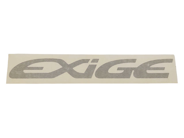 デカール、「EXIGE」、シルバー、リアクラムシェル or ドア、ロータス エクシージ S1の画像