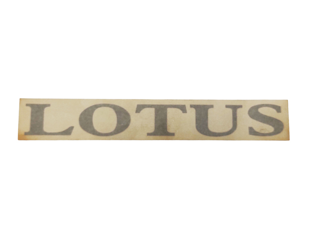 デカール、「LOTUS」、シルバー、 リアクラムシェル、ロータス エクシージ S1の画像