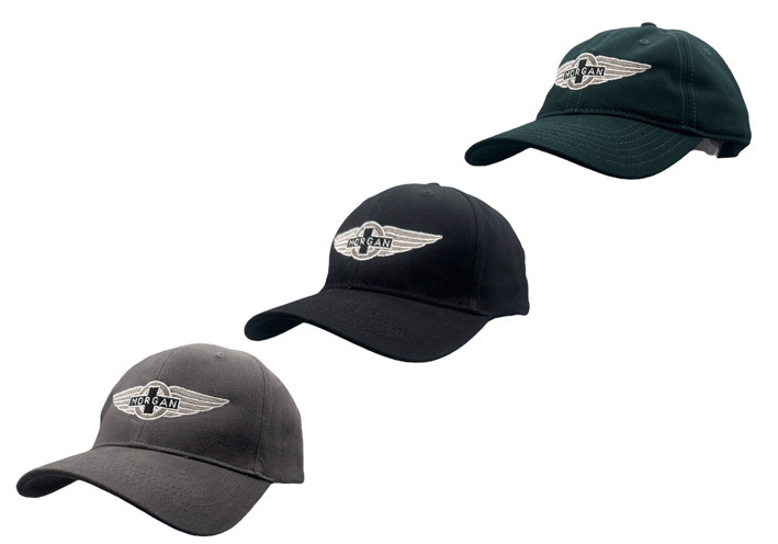 ベースボールキャップ、モーガン、ウィング + MORGAN MOTOR COMPANY ロゴの画像
