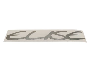 デカール、「ELISE」、シルバー、リアクラムシェル、ロータス エリーゼ S1の画像