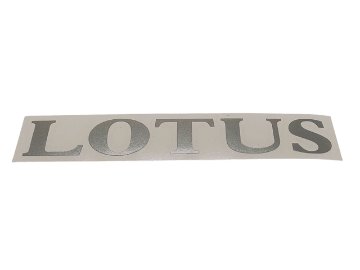 デカール、「LOTUS」、シルバー、リアクラムシェル、ロータス エリーゼ S1の画像