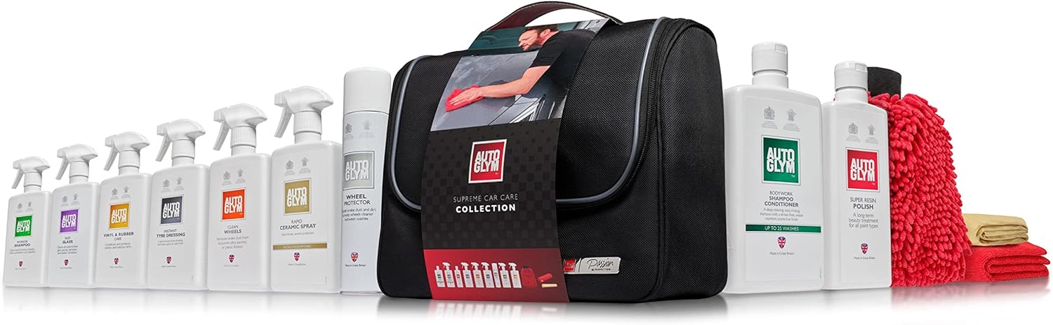  オートグリム、シュプリームカーコレクション(ケミカル9種類＋クロス3種類+専用ケース)の画像