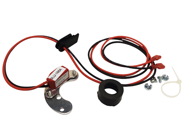 イグナイターポイントレスキット、 ハイスペック (イグナイター 2)、 ルーカス 22D6 ディストリビューター 6気筒用、ネガティブアースの画像