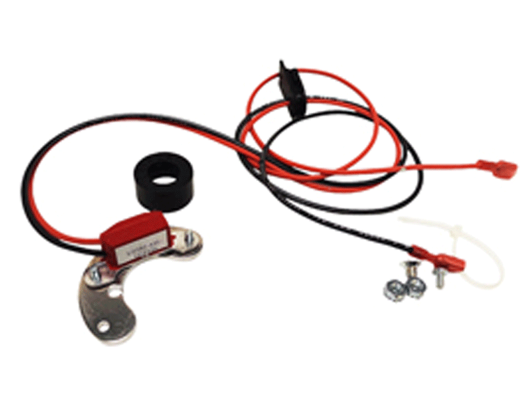 イグナイターポイントレスキット、 ハイスペック (イグナイター 2)、 ルーカス 25D4 ディストリビューター 4気筒用、ネガティブアースの画像