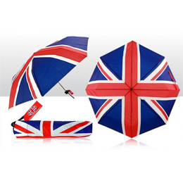 アンブレラ (傘)、折りたたみ、ユニオンジャックの画像