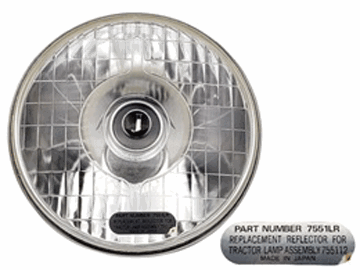 J ヘッドランプユニット、7"、H4 サイドランプ無、ジャガー XK140、XK150の画像