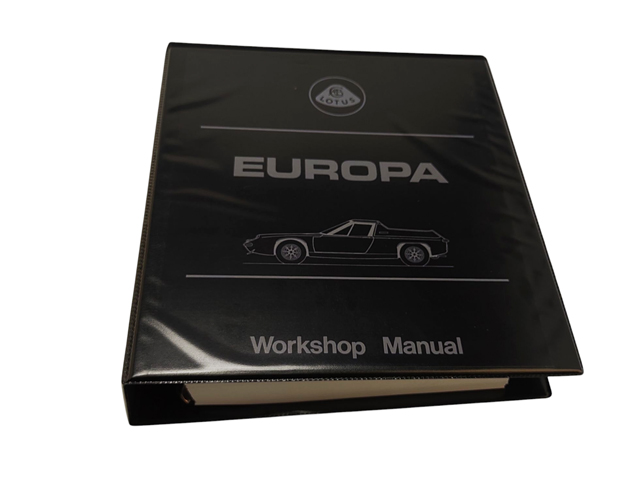 ワークショップマニュアル、純正、ロータス ヨーロッパの画像