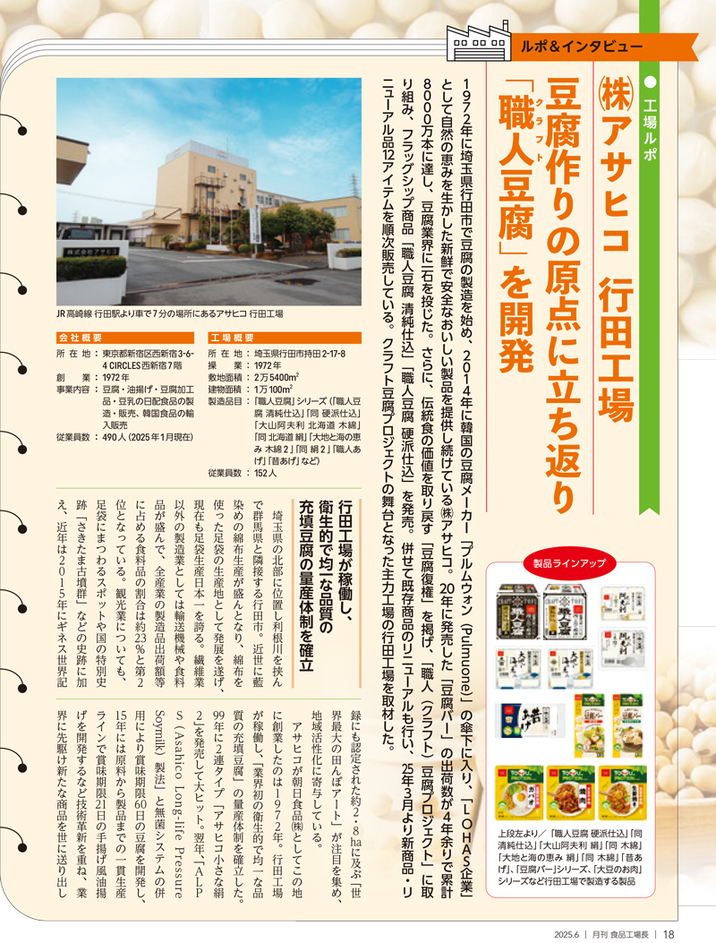 月刊食品工場長2025年6月号の画像