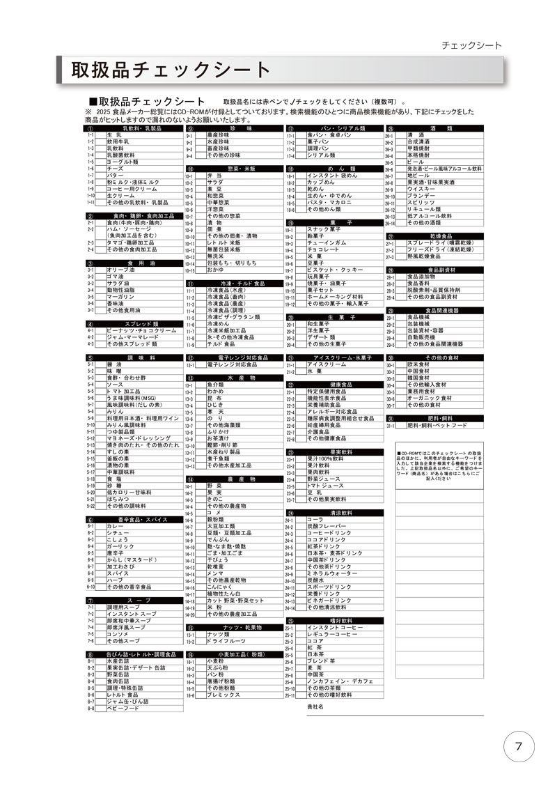 2025食品メーカー総覧（アウトレット商品）の画像