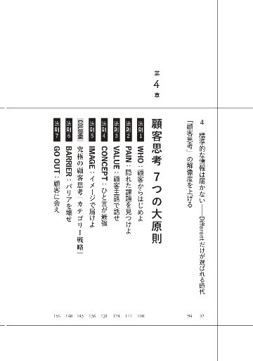 顧客思考の仕事術の画像