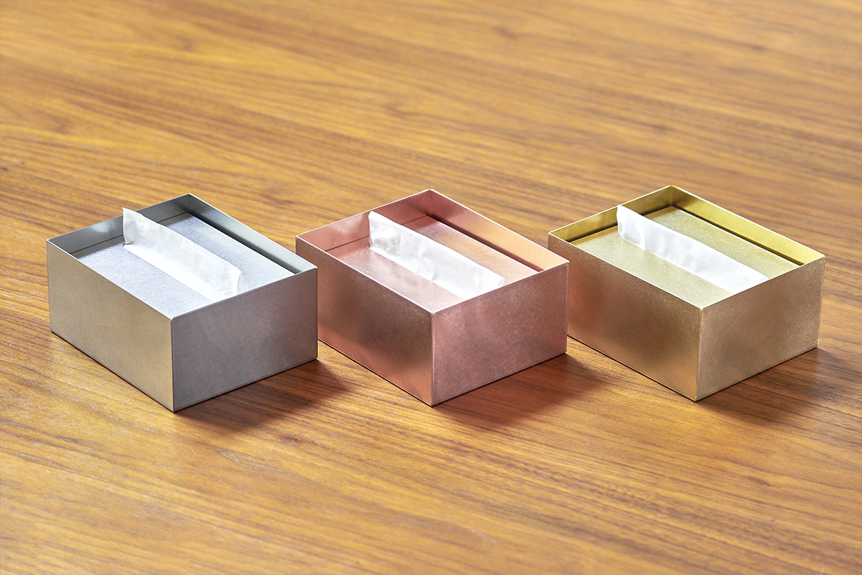 Ori Tissue Case Half stainless steelの画像