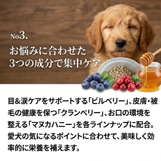 【Amazon販売禁止】SILKFULL犬用ｻﾌﾟﾘおやつ (皮膚被毛ｹｱ)クランベリーの画像
