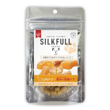 【Amazon販売禁止】SILKFULL犬用ｻﾌﾟﾘおやつ (口内ｹｱ)マヌカハニーの画像
