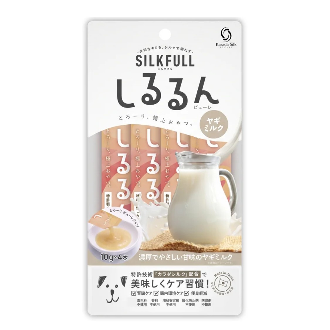 【Amazon販売禁止】SILKFULL犬用しるるんﾋﾟｭｰﾚ　ヤギミルクの画像