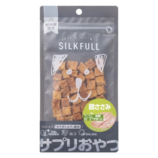 【Amazon販売禁止】SILKFULL犬用サプリおやつ　鶏ささみの画像