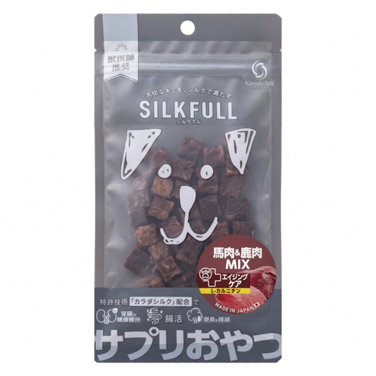 【Amazon販売禁止】SILKFULL犬用ｻﾌﾟﾘおやつ　馬肉&鹿肉MIXの画像