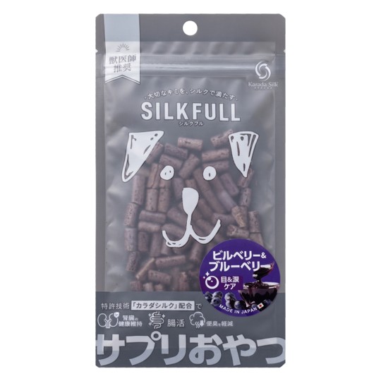 【Amazon販売禁止】SILKFULL犬用ｻﾌﾟﾘおやつﾋﾞﾙﾍﾞﾘｰ&ﾌﾞﾙｰﾍﾞﾘｰの画像