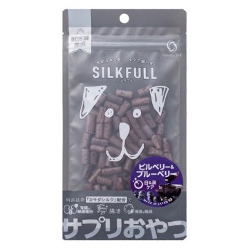 【Amazon販売禁止】SILKFULL犬用ｻﾌﾟﾘおやつﾋﾞﾙﾍﾞﾘｰ&ﾌﾞﾙｰﾍﾞﾘｰの画像