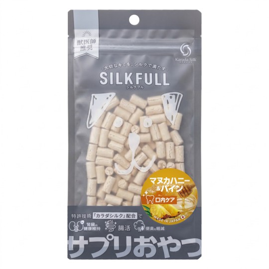 【Amazon販売禁止】SILKFULL犬用ｻﾌﾟﾘおやつ ﾏﾇｶﾊﾆｰ&ﾊﾟｲﾝの画像