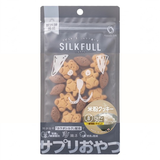 【Amazon販売禁止】SILKFULL犬用ｻﾌﾟﾘおやつ 米粉クッキーの画像