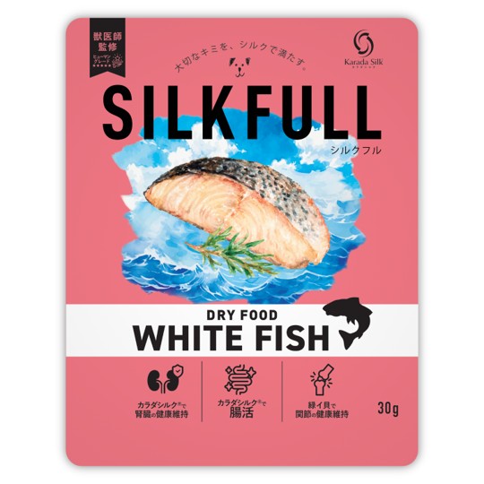 【Amazon販売禁止】SILKFULLまるごと贅沢ごはんWHITE FISH 30gの画像