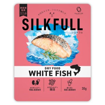【Amazon販売禁止】SILKFULLまるごと贅沢ごはんWHITE FISH 30gの画像