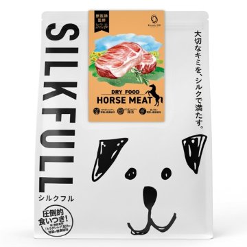 【Amazon販売禁止】SILKFULLまるごと贅沢ごはん HORSE MEAT 800gの画像