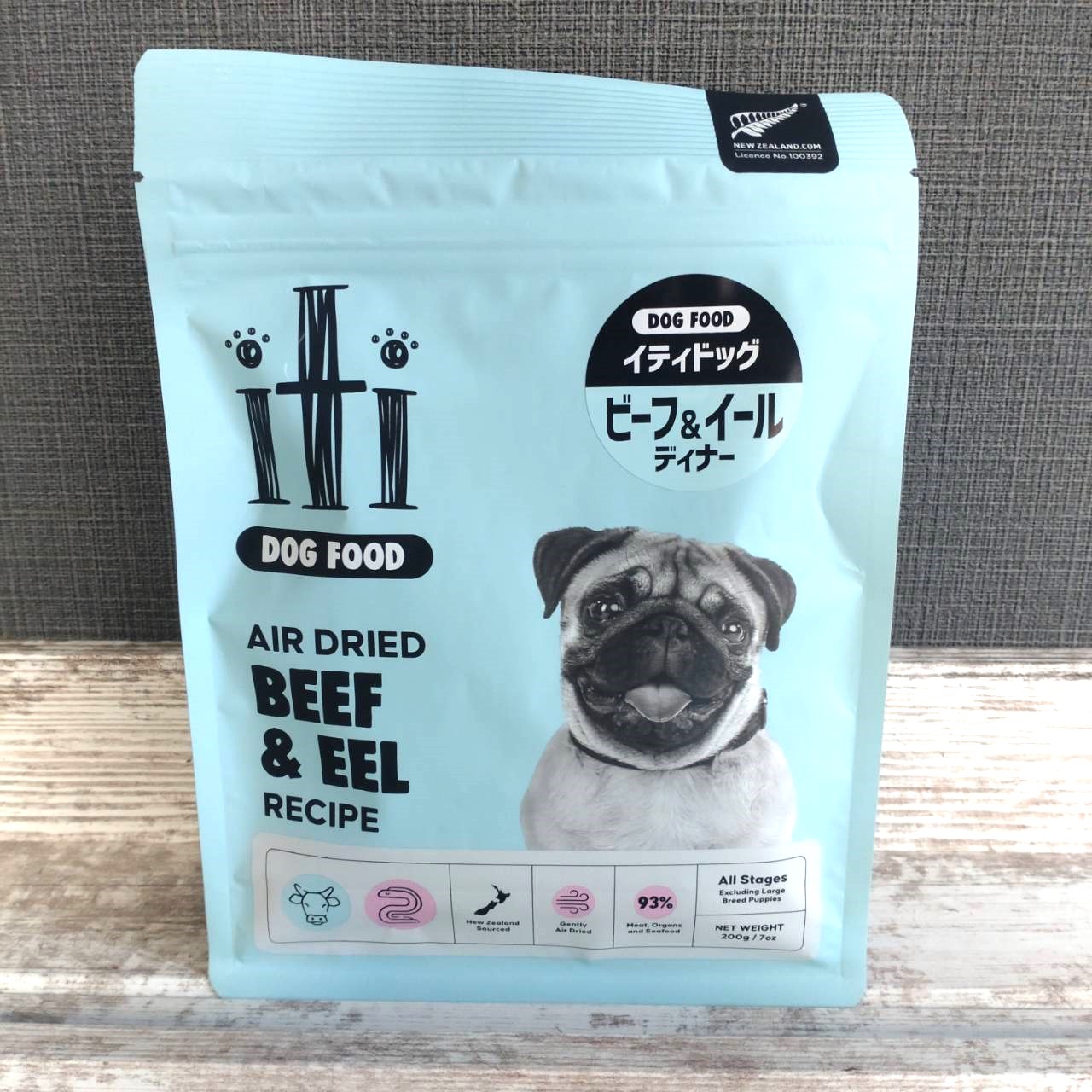 ｉｔｉ　Ｄｏｇ　ビーフ＆イール(うなぎ)　ディナー　200gの画像